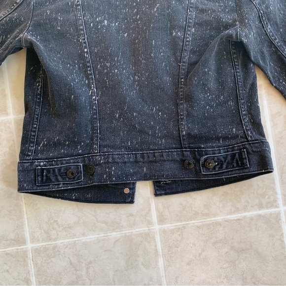 Levi’s jean jacket woman’s black speckled jean jacket - Picture 6 of 15